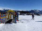 Förderband Lausc im Tal von Sutrio kommend