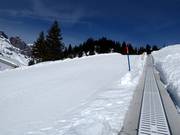 Förderband und Übungspiste am Trübsee