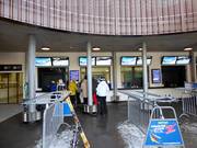 Gepflegter Kassenbereich an der Talstation