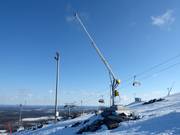 Lanzenbeschneiung im Skigebiet Pyhä