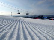 Perfekte Pistenpräparierung im Skigebiet Levi