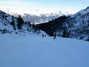 Skiweg von der Axamer Lizum