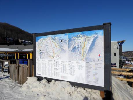 Zentrale und südliche Appalachen: Orientierung in Skigebieten – Orientierung Bromont