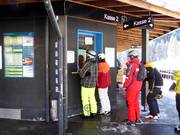 Freundliche Bedienung an den Kassen