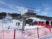 Kläppliften - Schlepplift mit T-Bügel/Anker