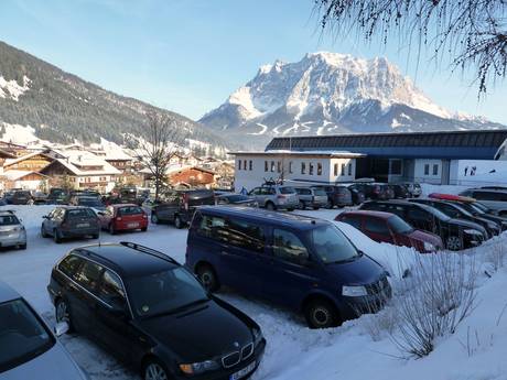 Reutte: Anfahrt in Skigebiete und Parken an Skigebieten – Anfahrt, Parken Lermoos – Grubigstein