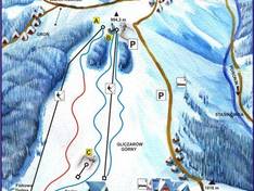 Pistenplan U Steni – Gliczarów Górny