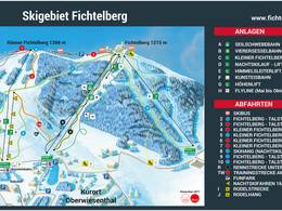 Pistenplan Fichtelberg – Oberwiesenthal