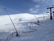 Lanzenbeschneiung im Skigebiet Killington