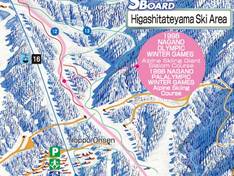 Pistenplan Higashitateyama