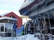 An der Gondelbahn ist das Personal immer präsent