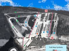 Pistenplan Tussey Mountain