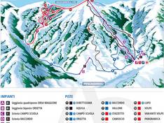 Pistenplan Pescasseroli