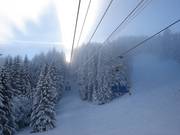 Mittelschwere Talabfahrt