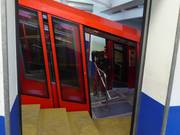 Die Standseilbahn wird jeden Abend gereinigt