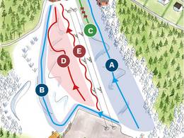 Pistenplan Hemlingbybacken – Gävle