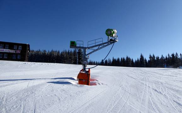 Schneesicherheit Tschechische Sudeten – Schneesicherheit Spindlermühle (Špindlerův Mlýn)