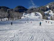 Die Übungspiste am Jaudenhang