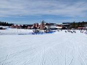 Ganz leichte Übungspisten am Tranantorget