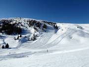 Blick auf die Pisten am Monte Agaro