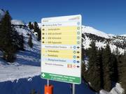 Ausschilderung am Penken