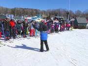 Bei viel Betrieb werden die Gäste vom freundlichen Personal eingewiesen