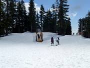 Überdachtes Förderband in der Goldie Meadows Learning Area