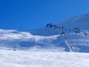 Schwarze Piste an der Sesselbahn Valfin Monte Neve