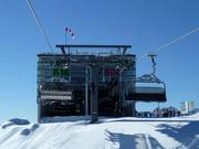 Kriegerhorn - 6er Hochgeschwindigkeits-Sesselbahn (kuppelbar) mit Abdeckhauben und Sitzheizung