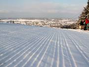 Präparierte Piste an Leitenlift