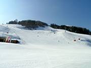 Ende der schweren Weltcupabfahrt Franz Klammer