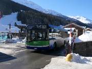 Skibus innerhalb von Santa Caterina