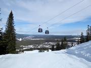 Mit der Gondol Sälen geht es auf den Gipfel