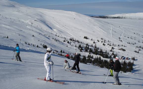 Skifahren im Skandinavischen Gebirge
