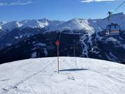 Skiroute an der Kaserebenbahn