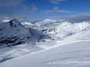 Blick über das Skigebiet Sportgastein