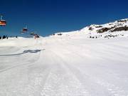 Anfängergelände Bettmeralp an der Sesselbahn Blausee