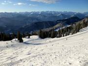 Tiefschneespuren am Brauneck