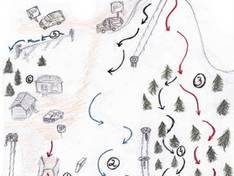 Pistenplan Mortos Kalns