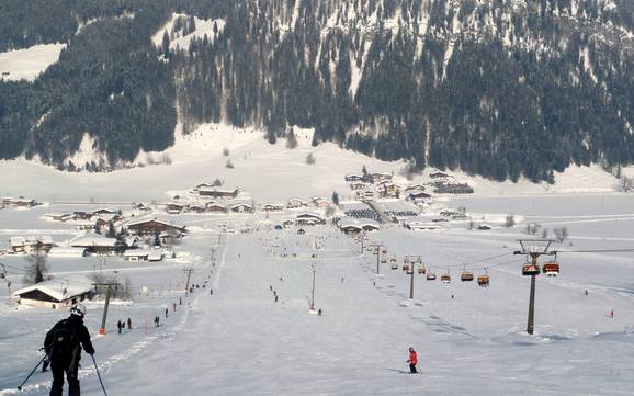 Skigebiete für Anfänger in den Loferer und Leoganger Steinbergen – Anfänger Buchensteinwand (Pillersee) – St. Ulrich am Pillersee/St. Jakob in Haus/Hochfilzen