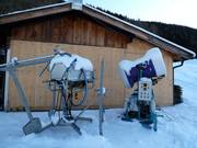 Die Schneekanonen von Trins