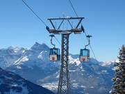 Barboleuse-Les Chaux - 4er Gondelbahn (Ein-Seil-Umlaufbahn)