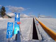 Das Förderband ist ideal für Kinder