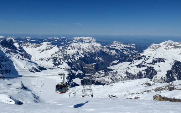 Größter Höhenunterschied in den Urner Alpen – Skigebiet Titlis – Engelberg