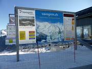Informationstafel an der Bergstation