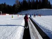 Förderbänder an der Talstation Castelir (Bellamonte)