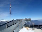 Die AlpspiX-Plattform am Osterfelderkopf führt übers Höllental