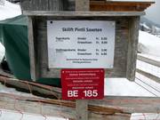 Informationstafel an der Talstation