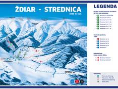 Pistenplan Strednica – Ždiar