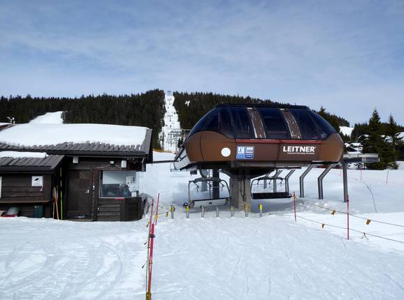 Sjusjøen Express - 6er Hochgeschwindigkeits-Sesselbahn (kuppelbar)